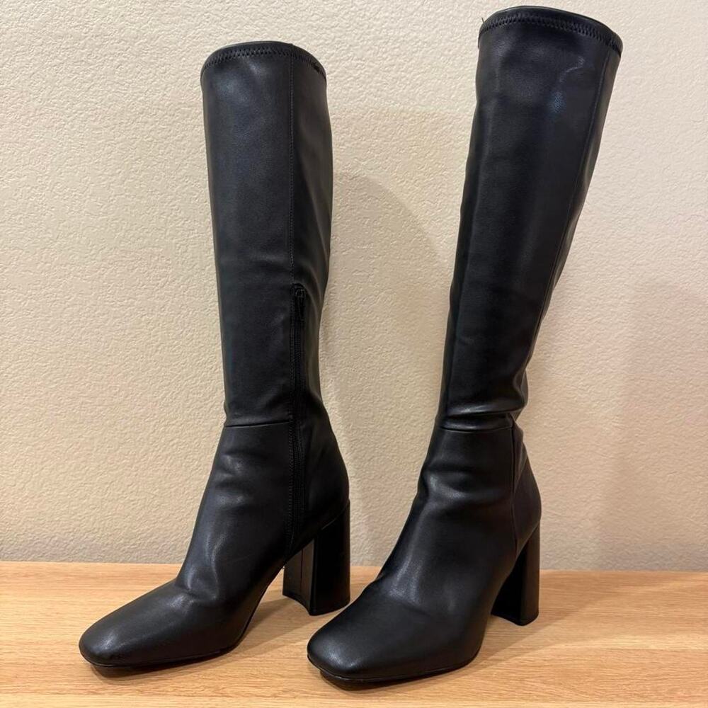 Sovanyou black knee high square